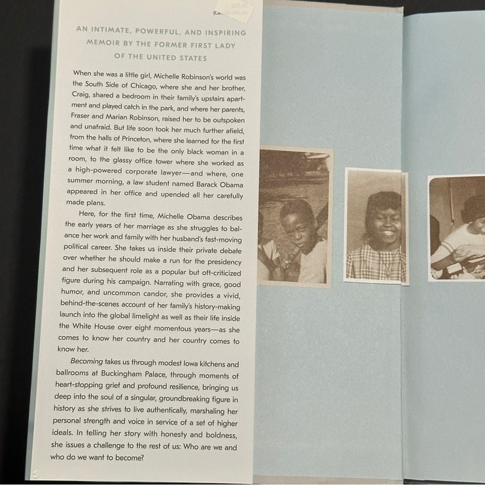 Becoming by Michelle Obama | Memoir, Personal Development | Hardcover Book - Picture 3 of 9